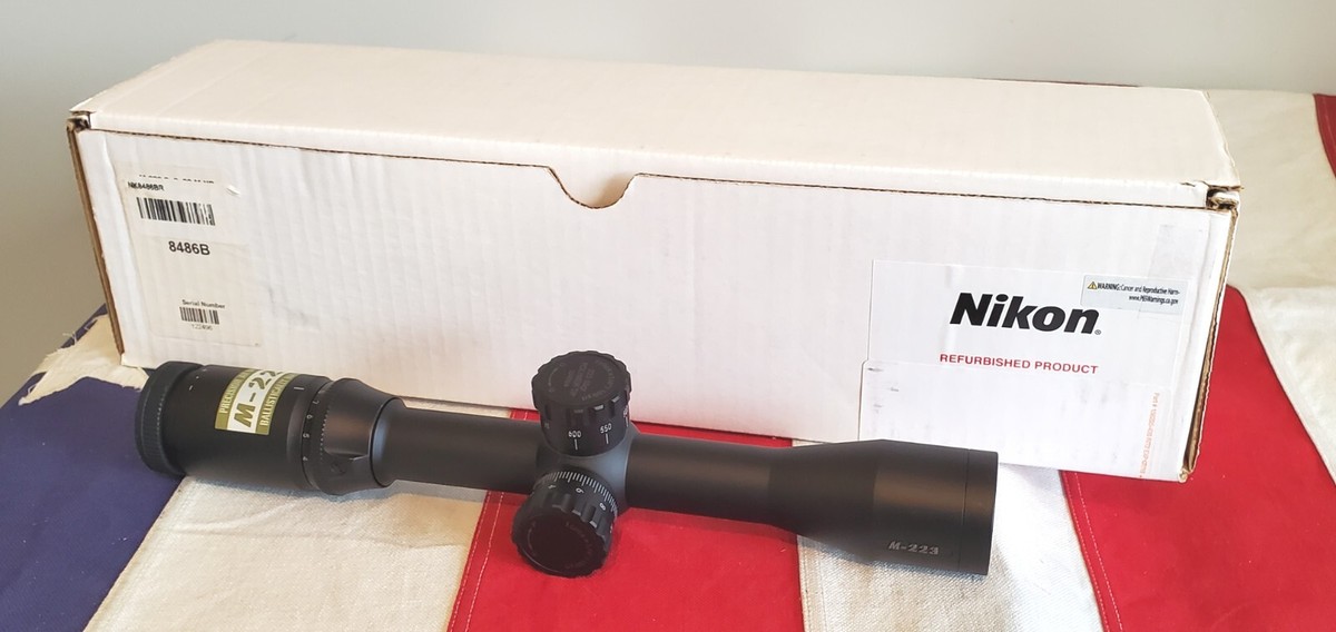 Nikon M-223 Rifle Scope 2-8x32 Factory Refurbished Nikoplex
