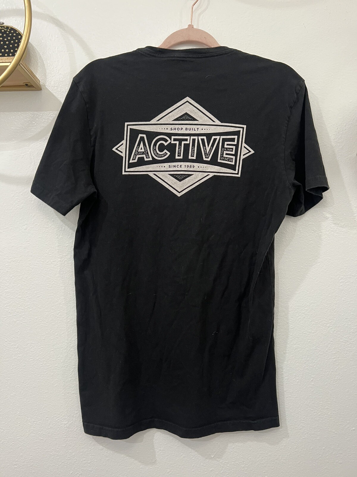 Active Ride Shop Mens Large T shirt Skate Surf Ride Shop Black B2 | eBay