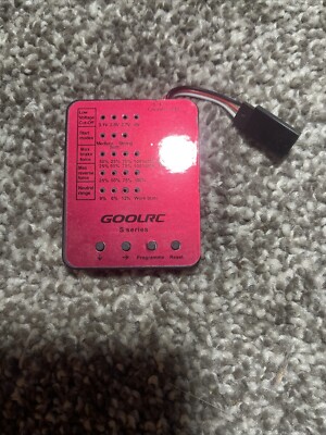 1x Programming Card for GoolRC Remote Control Car ESC Brushless Speed Controller
