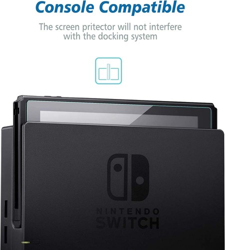 NEW'C Lot de 2 Verre Trempé pour Nintendo Switch lite Film Protection écran e... - Photo 8/8