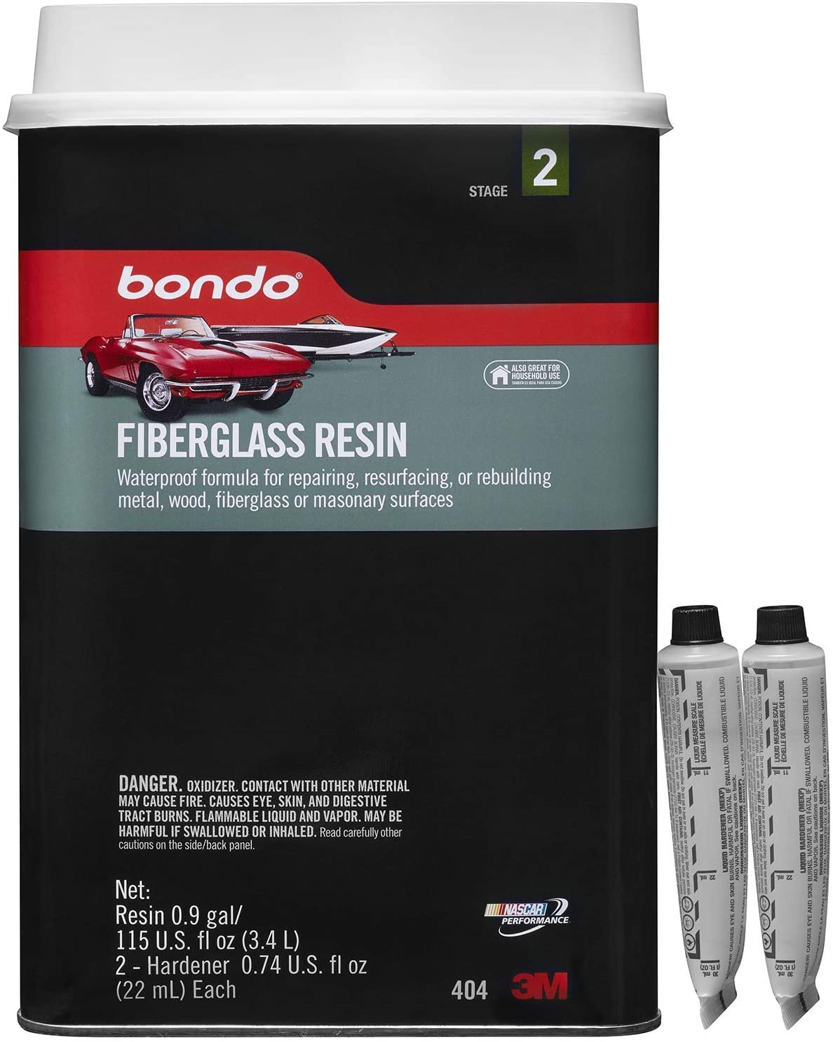 Bondo Fiberglass Resin, 00404, 0.9 Gallon eBay