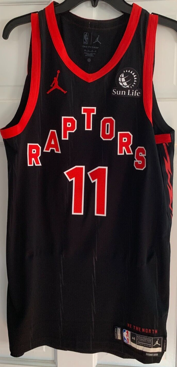 2023/24 Raptors Bruce Brown Signed Team Issued Jordan Statement Game  Jersey