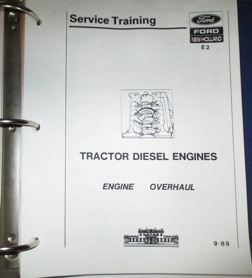 Трактор Ford 2910-TW35 B.S.D. Руководство по обслуживанию дизельного двигателя 555C 655C && - Изображение 4 из 4