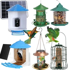 7 Styles Bird Feeder for Outdoor Hanging Bird Seed Bird Lovers Garden Yard Decor