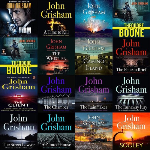John Grisham Audio Books (49 Audiobooks on USB or DVD)