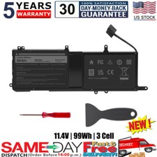 For Dell Alienware 9NJM1 15 R3 17 R4 MG2YH HF250 0546FF P31E Battery 99Wh 11.4V