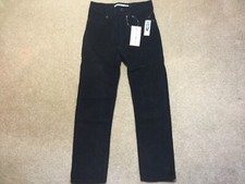 NWT Old Navy Boys Sz 8 Black Fine Wale Karate Slim Cords Corduroy Pants Flex Max