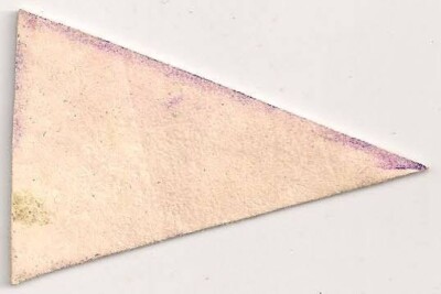 uni tobacco Vintage Northwestern Uni. Tobacco Mini Soft Leather Pennant 1 3/4