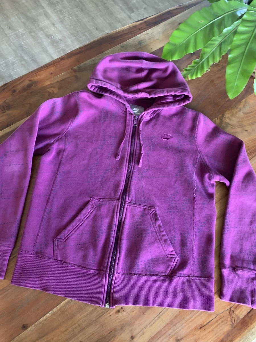NIKE Gym Vintage Hoodie Women s Women s Large Full Zip Jacket 299098 Rare