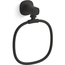 KOHLER Towel Ring Ealing Matte Black