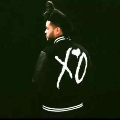 The Weeknd XO Bomber Jacket Black Wool Varsity Leather Sleeves