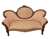 Antico divano inglese dell'800 in mogano 1860 circa LONDRA