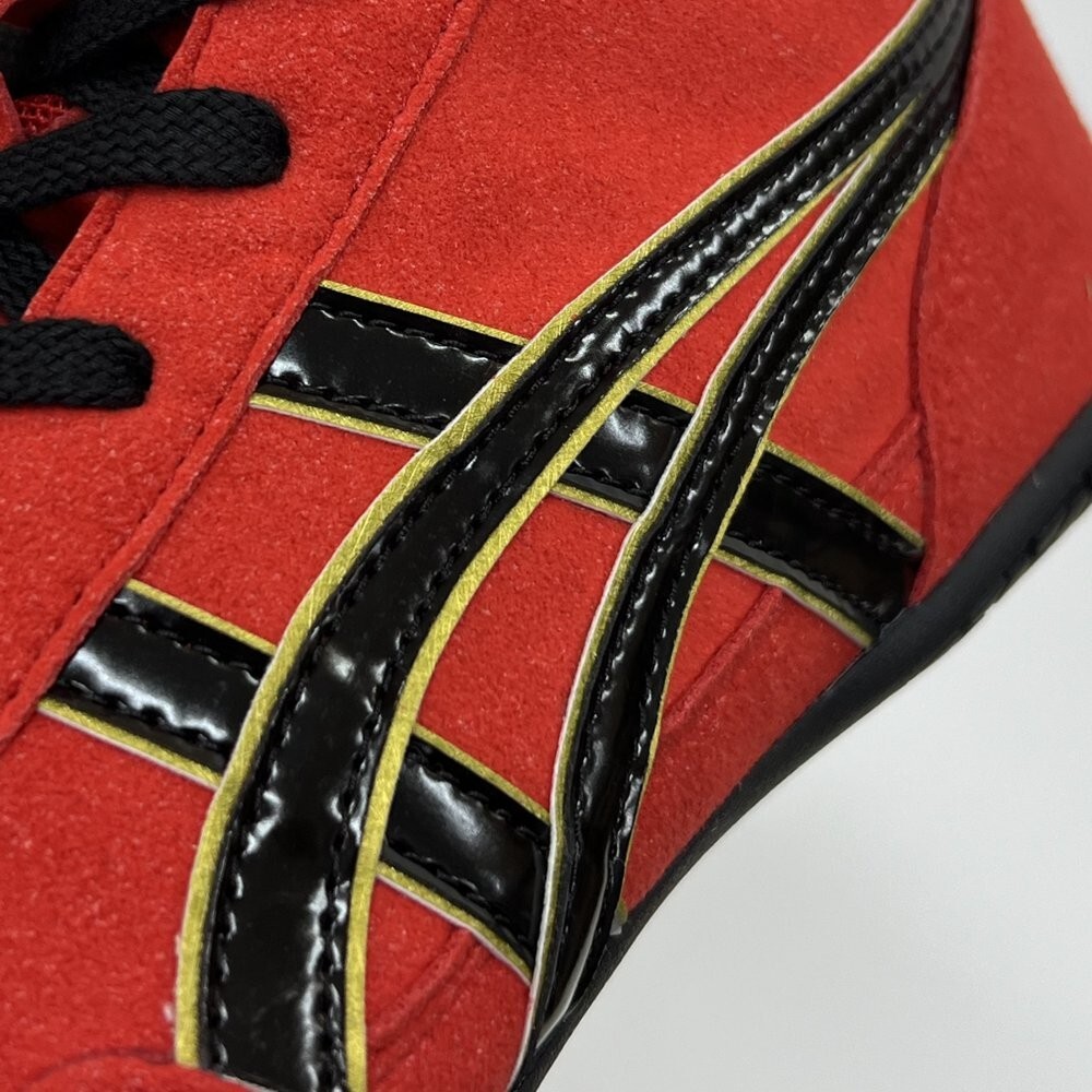 ASICS Wrestling Shoes 1083A001 Red x black gold Successor to ASICS