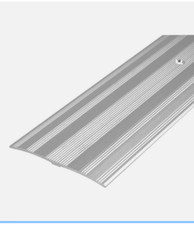 Wide Carpet Plate aluminium Silver BNWT and x5 screwSuitable For Damaged Edges