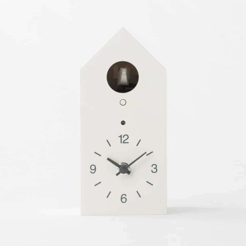 MUJI / Cuckoo clock White MJ-CCWS1 Light Sensor Cute Watch W95 × D108 × H204mm - Image 2 of 4