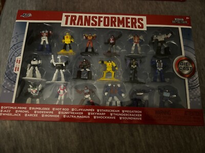 Jada Nano Metalfigs Transformers Die Cast Figures 18 Pack Series 1