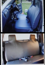 Black Velour Seat Cover Front Bench And Rear Bench Fit Toyota Hilux 1997-2004