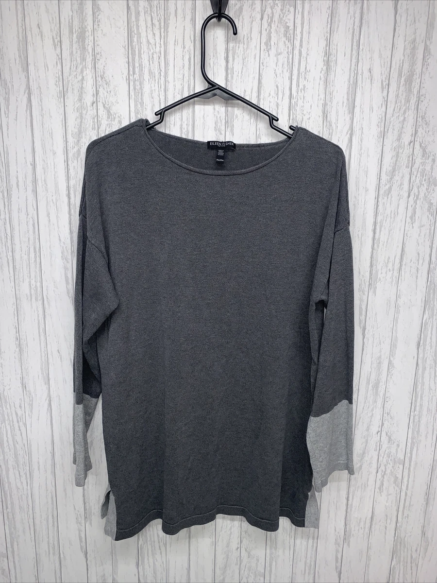 Eileen fisher clearance color block sweater