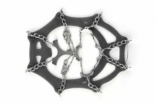MEDIUM - Snowline Chainsen Pro Rock Fishing Ice Spikes Cleats Made in Korea - Picture 2 of 5