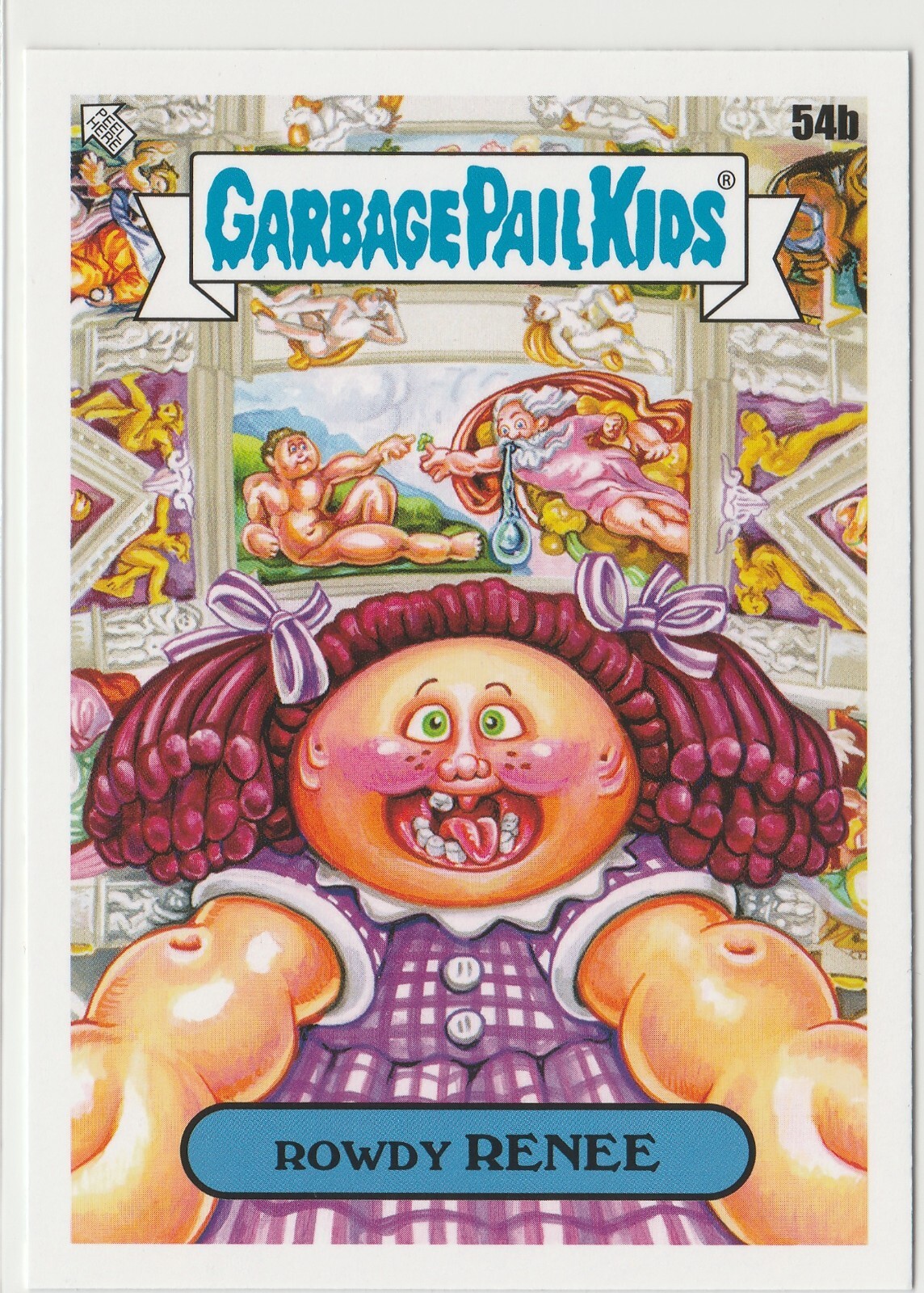 Rowdy Renee Garbage Pail Kids GPK 2021 Vacation Series 54b