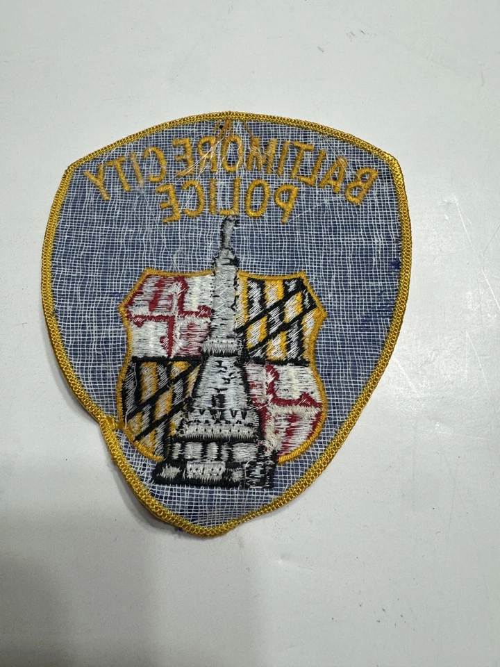 Vintage Baltimore City Police Patch Maryland MD Embroidered - Image 4 of 4