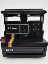 Vintage Polaroid Spirit 600 Land Camera with Strap UNTESTED