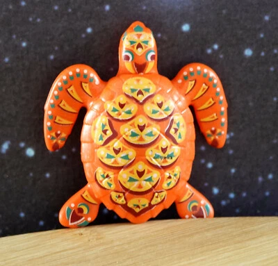 PLAYMOBIL LA TORTUE MARINE CAOUANNE ORANGE ANIMAUX ANIMAL SAUVAGES MARIN MER - Photo 1/3