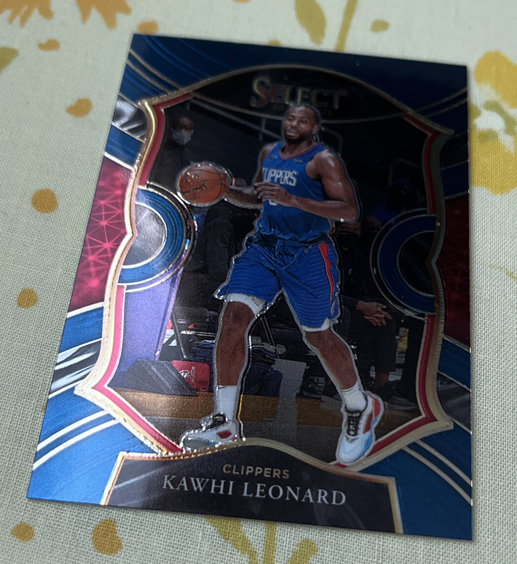 2020-21 Select KAWHI LEONARD Clippers #37 Blue Base Mint