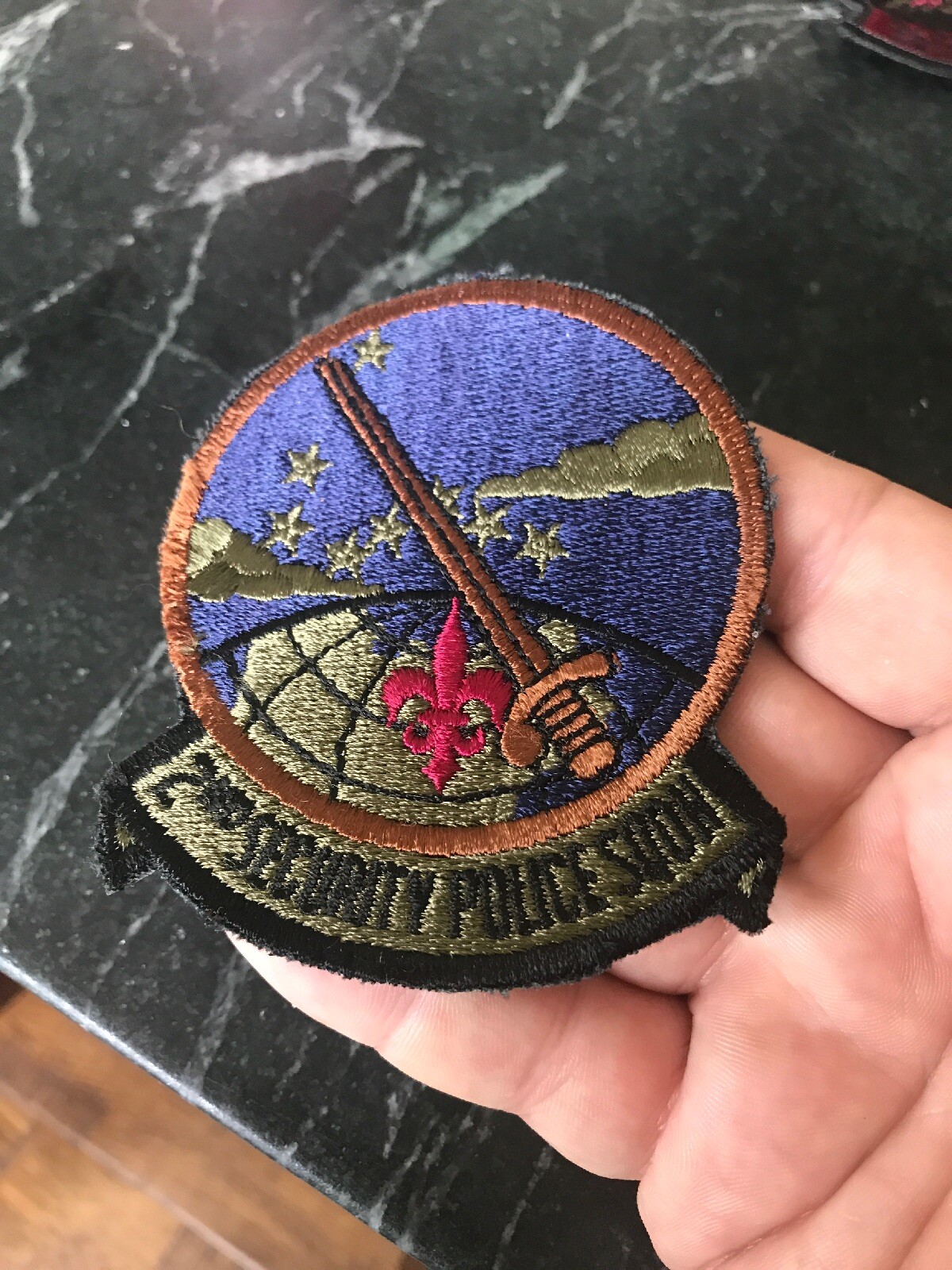 Rare Vtg Subdued 70s Patch 3” USAF 2nd Security Police Squadron Barksdale LA AFB eBay