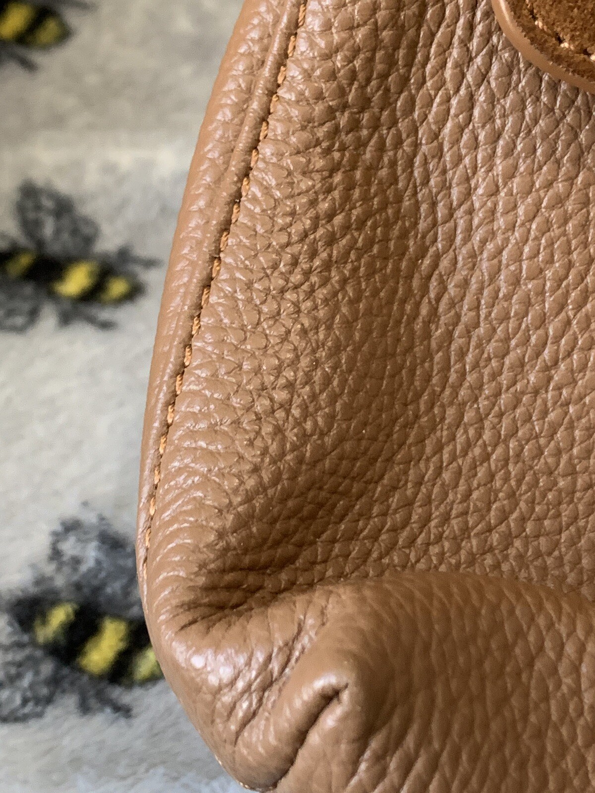 Ted Baker Naomina Twist Lock XBody Bag Tan Brown With Gold Chain Strap