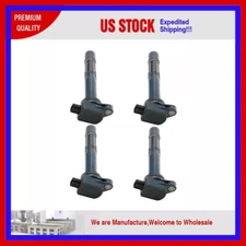 For 4PC Ignition coils UF602 JHD2907X Honda CR-V Crosstour 2.4L L4 3.5L V6