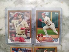 Lot (4) 2023 Topps Gold /2023 Ketel Marte Sam Moll Ryan Pressly Tyler O'Neill