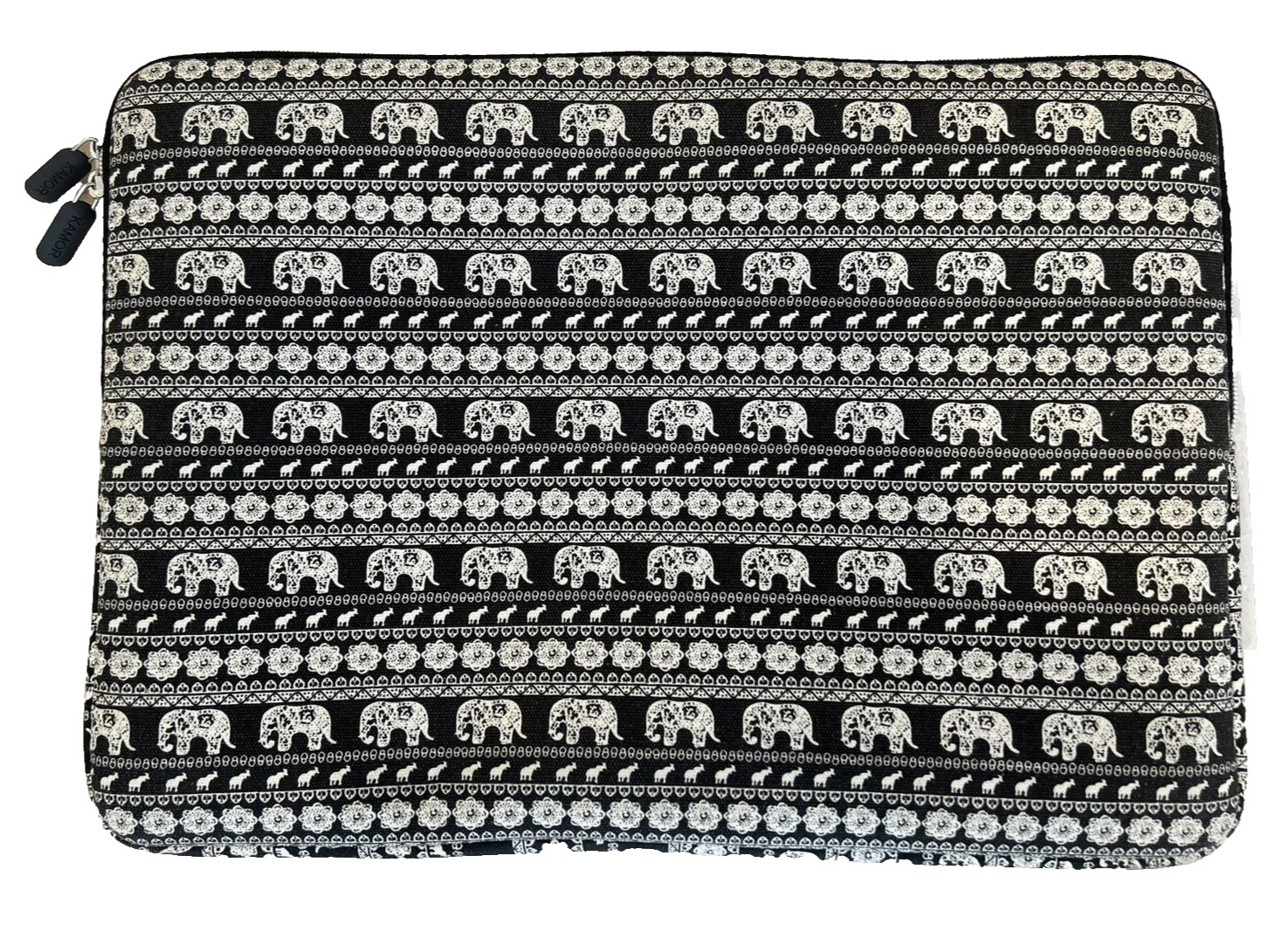 KAMOR Laptop Sleeve Case African Indian Elephant Giraffe Des