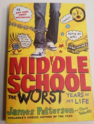 3 James Patterson Books Middle School The Worst, Save Rafe, Ever I Funnier - Picture 3 of 5