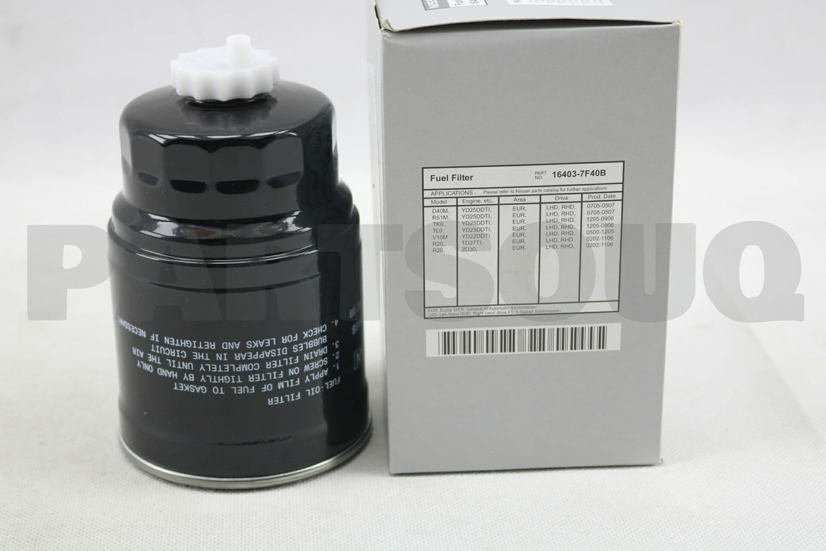 164037F40B Genuine Nissan FUEL FILTER 16403-7F40B | eBay
