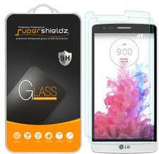 2X Protector de pantalla de vidrio templado Supershieldz protector protector para LG G3