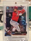 SHOHEI OHTANI 2018 BOWMAN CHROME ROOKIE RC #1 LA DODGERS MLB CHAMPION JAPAN HOT!