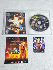 Naruto Shippuden Ultimate Ninja Storm 3 PS3 Complete with Trading Card Tested