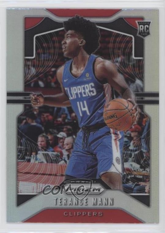 2019-20 Panini Prizm Rookie Silver Prizm Terance Mann #296 01ds
