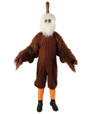 Unisex Geier Vollfell Maske Kostüm & Konvolut Set Kostüm für Halloween