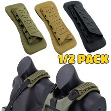 1/2 PCS Tactical Vest Shoulder Strap Pad Comfort Cushion Nylon Mesh Protect Pads