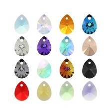Swarovski Crystals 6128 Mini Pear Pendants - Jewelry Making, Necklaces