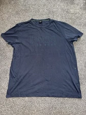 Mens Hugo Boss T-Shirt, Size 3XL, Blue, Short Sleeve, Lightweight, (Xxx)