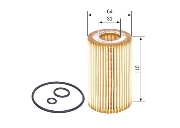 ÖLfilter Bosch F 026 407 070 FüR Oe 15430-RBD-E01 - 15430-RBD-E02-image