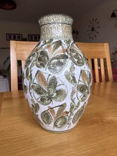 Bourne Denby Glyn Colledge Signed Stonewear Vase 1960’s.