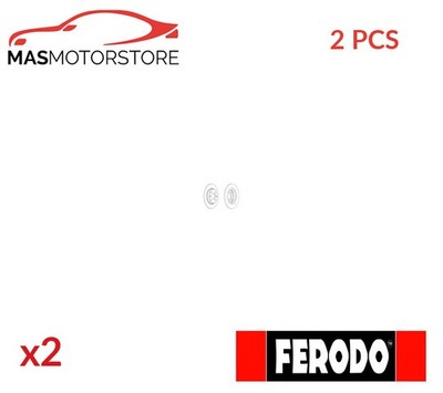 BREMSSCHEIBEN SATZ PAAR VORNE HINTEN FERODO DDF059 2PCS I FÜR DALLAS FUN
