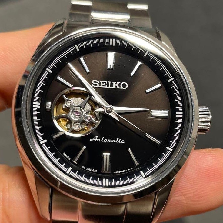 часы Seiko 4r38 [Near MINT] Seiko Presage SARY053 4R38-00S0 Black