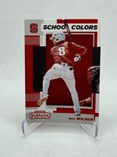 2019 Panini Contenders Draft Picks Collegiate #19 Will Wilson School Colors