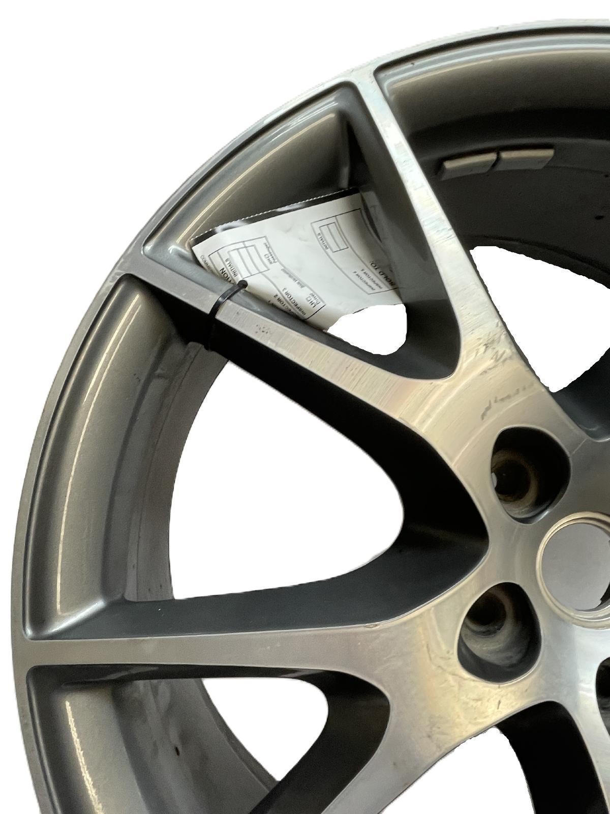2010 FERRARI CALIFORNIA WHEEL 5 Y SPOKE MACHINED GRAY PAINTED POCKETS B-