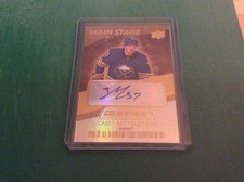 2021-22 Upper Deck Credentials - Main Stage Signatures Casey Mittelstadt #BTS-CM